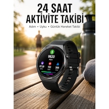 Akıllı Saat Bluetooth Bağlantılı Amoled Ekran Uyku Ve Sağlık Takibi Yeni Nesil - Lisinya