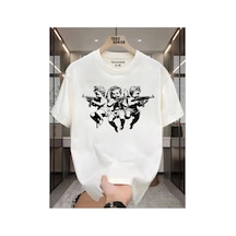 Tarzsokak Unisex No Real T-shirt Beyaz
