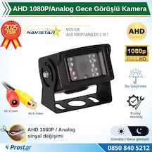 Ahd 1080p/720p Büyük Gece Görüşlü Rca Av Soketli Kamyon Tır Otobüs Kamerası