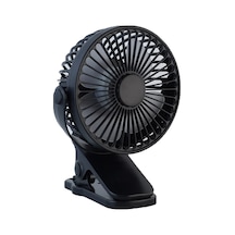 3 Kademe Şarjlı Mandallı 360 Taşınabilir Fan Vantilatör Jh-006