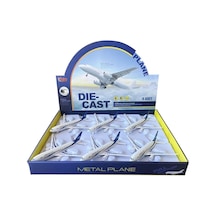 Hw-180 2830 Blue Cb Işıklı Sesli Metal Yolcu Uçağı