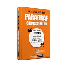 Pegem Kpss Ags Ales Dgs Paragraf Çıkmış Sorular Pegem Akademi Yayıncılık