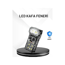 Sensörlü Led Kafa Feneri Şarj Edilebilir Manyetik Eller Serbest Çok Renkli