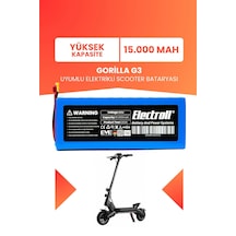 Gorilla G3 Uyumlu Batarya Yüksek Kapasite 60v 15.000mah Elektrikli Scooter Bataryası Çok Renkli