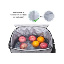 Pazly Pratik & Şık Isı Koruyucu Yemek Çantası - Su Geçirmez, Taşınabilir Siyah Siyah