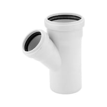 Berk Plastik Pvc Pimaş Çatal Atıksu Boru Ekleme Parçaları 110X50