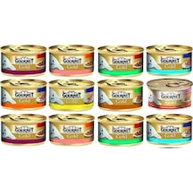 Gourmet Gold Süper Karışık Konserve Yetişkin Kedi Maması 48 x 85 G