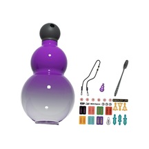 Suntek Gourd Su Şişesi 900 Ml Spor Seyahat Yürüyüş Sporları Mor