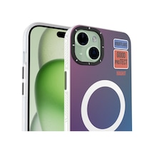 BuffiPhone Uyumlu 15 Magkit Desenli Kılıf