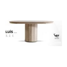 Luis Masa Mdf Beyaz Mermer