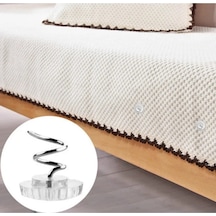 40 Adet-çarşaf Büküm Pimleri Kaymaz Şeffaf Kumaş Kanepe Sabitleyici Kutusu Çok Fo Elbise Mandalları Bağlantı Ev Gereçleri 47119493