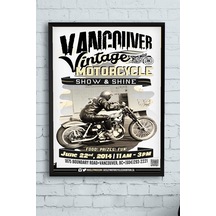 Pster13845 Motorbike Motorsiklet Çerçeveli Tablo 40x50cm 7/8 Yaş