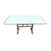 Masa Orta AYAK Model Metal Transmisyon Nikelaj Dikdörtgen Glospan Cam Tabla Kelebek Yan Açılır EL Yapım