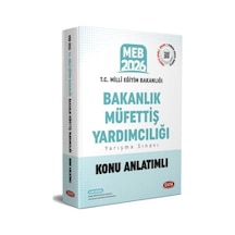 Data 2026 Meb Bakanlık Müfettiş Yardımcılığı Konu Anlatımlı