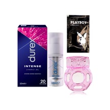 Durex Intense Kadın Uyarıcılı Jel + Penisinize Titreşimli Halka + Hediye