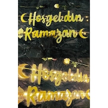 Hoşgeldin Ramazan Kaligrafik Banner Ve 3 Mt Şerit Led Tüm Yaşlar