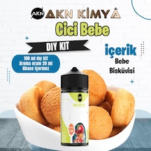 Cici Bebe Dıy Kit Bebe Bisküvisi Gıda Aroması %20 Oranda Aroma İçerir Hazır Değildir 100 Ml