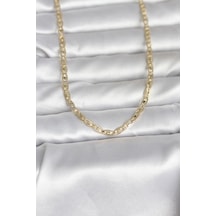 Cm 14k Renk Lazer Kesim Zincirli Model 60 Cm Kadın Kolye Diğer