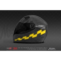 Rfhlm239-Reflektif Kask Seritleri V1 Sarı
