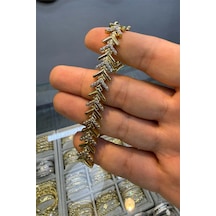 Kılçık Modeli Taşlı Spor Bileklik Altın 57010752