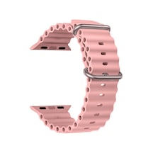 Fitcase Apple Uyumlu  Watch 38/40/41 Mm Ocean Silikon Kordon