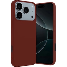 Newface Apple İphone 17 Pro First Silikon - Bordo