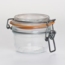 Super Terrines Klipsli/contalı Cam Kavanoz 125 Ml 6 Adet Çok Renkli