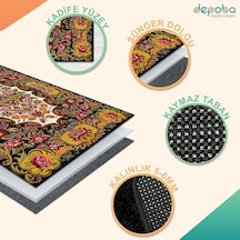 Marlo Kadife Kaymaz Pamuk Tabanlı Yıkanabilir Antibakteriyel Salon Halısı 100x150 1