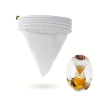 Dashanshop 5 Adet Ultra İnce Nylon Bal, Şarap, Süzme Torbası 35x40 Cm Mutfak Ve Arıcılık İçin