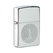 Zippo Tree Of Life High Polish Chrome Dizayn Çakmak