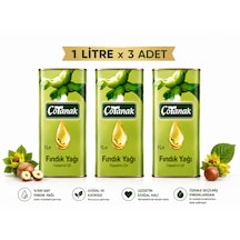 Çotanak Fındık Yağı 1 L X 3 Adet