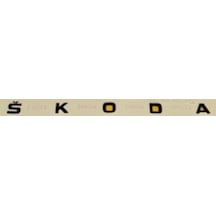 Skoda Uyumlu Skoda Siyah Yazı Kodiaq