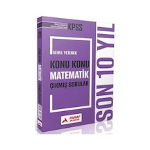 Paraf Akademi 2026 Kpss Lise Ortaöğretim Ön Lisans Matematik Çıkmış Sorular Son 10 Yıl Konu Konu Çözümlü Paraf Akademi Yayınları
