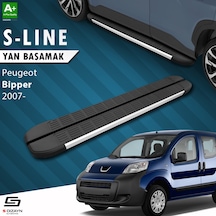 S-dizayn Peugeot Bipper S-line Aluminyum Yan Basamak 173 Cm 2007-2017 A+ Kalite