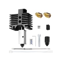 Novahub Twotrees Kaplamalı Bakır Isıtıcı Bloklu Isı Kırma Yüksek Sıcaklık 500 Santigrat İle Yükseltilmiş Hotend Kiti Siyah