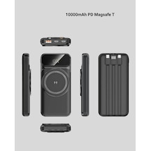 Kablosuz 10000 Csmtex - 98 Mah Powerbank siyah