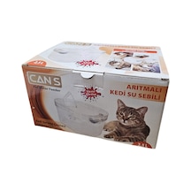 Cans Arıtmalı Kedi Su Sebili 2.5 Lt - Sessiz Motorlu, Karbon Filtreli Ve Hijyenik Su Kaynağı