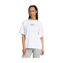Adidas W Camo T 2 Beyaz Kadın Kısa Kol T-shirt 000000000102264566 Beyaz
