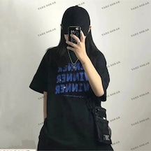 Adrift Y2k Unisex Harajuka Anime Retro Kawai Kuromi T-shirt Kod Rertr Startmore 6696 Siyah