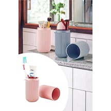 Seyahat Tipi Aksesuar Taşıma Kabı Gözlük Diş Macunu Saklama Kutusu 6.5x20 Cm Plastik 10 X 15 Bordo Diğer