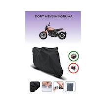 Siyah Ducati Scrambler Icon Dark Motosiklet Brandası Arka Çanta Uyumlu