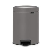 Brabantia Çöp Kutusu 5 Litre Newicon Pedallı Beton Gri 126284 Gri