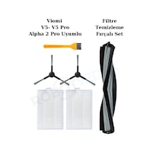 Viomi V5 V5 Pro Alpha 2 Pro Uyumlu Fırça Yedek Filtre Set-7 Parça