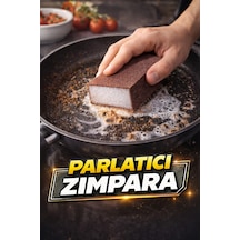 Parlatıcı Zımpara Sünger Tencere Ve Tavalar İçin Güçlü Yağ & Yanık Leke Temizleyici Sünger