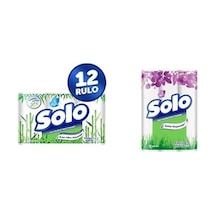 Solo Tuvalet Kağıdı Bambu Katkılı 12'li Ve Solo Kağıt Havlu 12'li