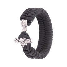 Outdoor Paracord Iskandinav Viking Bileklik Çok Renkli