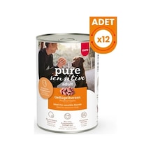 Mera Pure Sensitive Adult Kümes Hayvanlı Yetişkin Köpek Konservesi 12 Adet 400 Gr