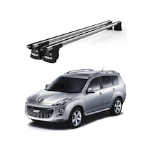 Trio-ı Peugeot 4007 2007-2012 Uyumlu Kilitli Ara Atkı 135cm Port Bagaj Tavan Barı
