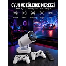 Projeksiyon Cihazı Video Oyun Konsolu Projektör Taşınabilir Ayaklı Çift Kollu 4k Çözünürlüklü 94874612