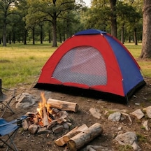 Tr 6 Kişilik Manuel Kurulum Kamp Çadırı Aile, Doğa, Piknik Ve Outdoor Kamp Çadırı 220x250x150 Cm